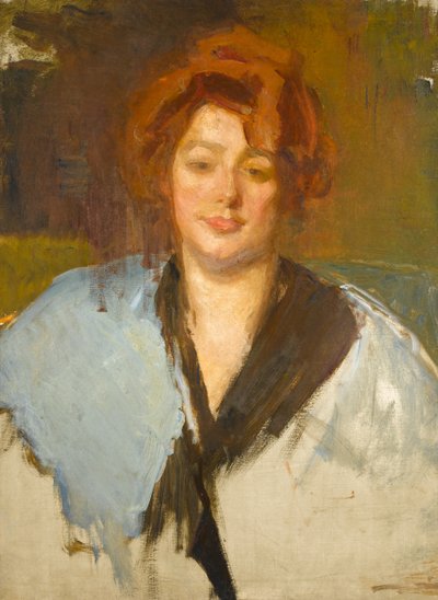 Portrait, probably of Alice Millbank the artist